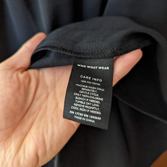 Who What Wear Black Maxi Sleeveless Dress | Size Small - Picture 11 of 11